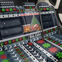 Sorry Kids Santa Is Social Distancing This Year Christmas Back Car Seat Cover Xmas Holiday Patterns - Wonder Print Shop