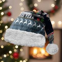 Sorry Kids Santa Is Social Distancing This Year Christmas Santa Hat Xmas Holiday Patterns - Wonder Print Shop