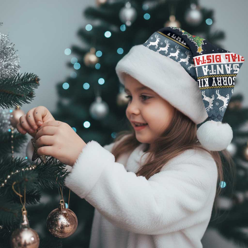 Sorry Kids Santa Is Social Distancing This Year Christmas Santa Hat Xmas Holiday Patterns - Wonder Print Shop