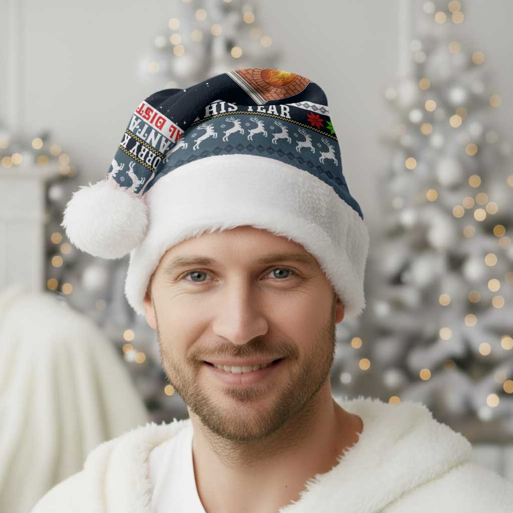 Sorry Kids Santa Is Social Distancing This Year Christmas Santa Hat Xmas Holiday Patterns - Wonder Print Shop