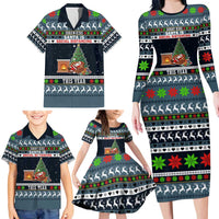 Sorry Kids Santa Is Social Distancing This Year Christmas Family Matching Long Sleeve Bodycon Dress and Hawaiian Shirt Xmas Holiday Patterns - Wonder Print Shop