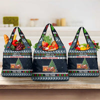 Sorry Kids Santa Is Social Distancing This Year Christmas Grocery Bag Xmas Holiday Patterns - Wonder Print Shop