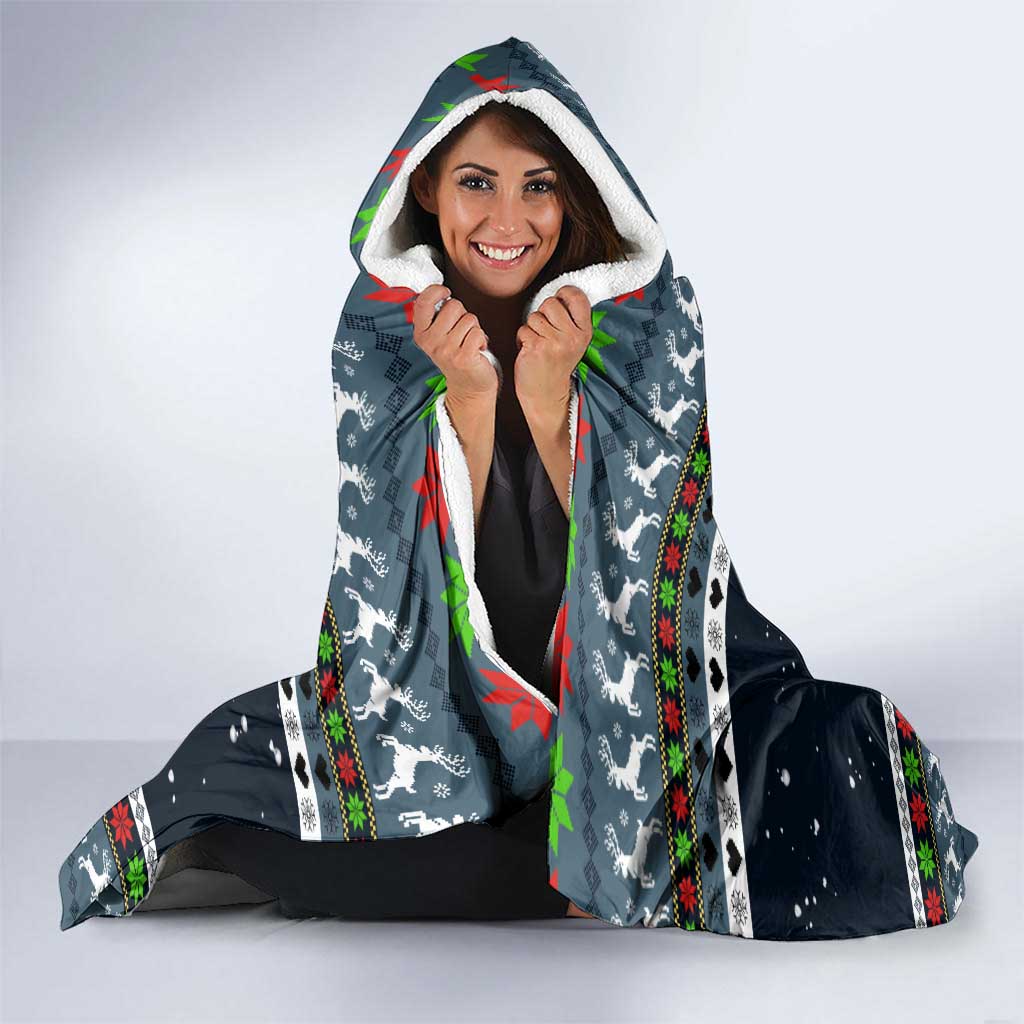 Sorry Kids Santa Is Social Distancing This Year Christmas Hooded Blanket Xmas Holiday Patterns - Wonder Print Shop