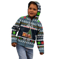 Sorry Kids Santa Is Social Distancing This Year Christmas Kid Hoodie Xmas Holiday Patterns - Wonder Print Shop