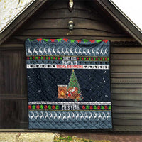 Sorry Kids Santa Is Social Distancing This Year Christmas Quilt Xmas Holiday Patterns - Wonder Print Shop
