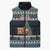 Sorry Kids Santa Is Social Distancing This Year Christmas Sleeveless Puffer Jacket Xmas Holiday Patterns - Wonder Print Shop