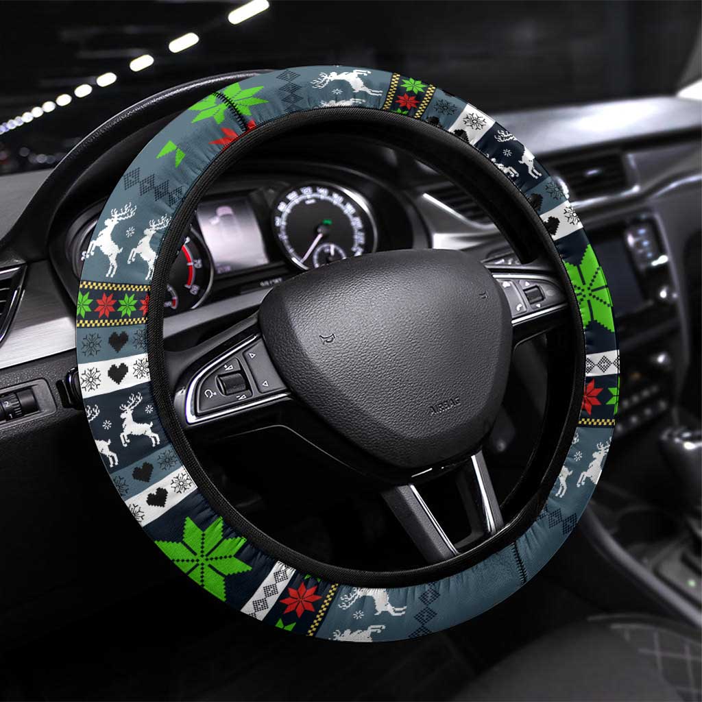 Sorry Kids Santa Is Social Distancing This Year Christmas Steering Wheel Cover Xmas Holiday Patterns - Wonder Print Shop