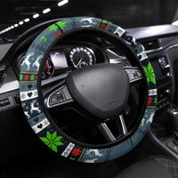 Sorry Kids Santa Is Social Distancing This Year Christmas Steering Wheel Cover Xmas Holiday Patterns - Wonder Print Shop