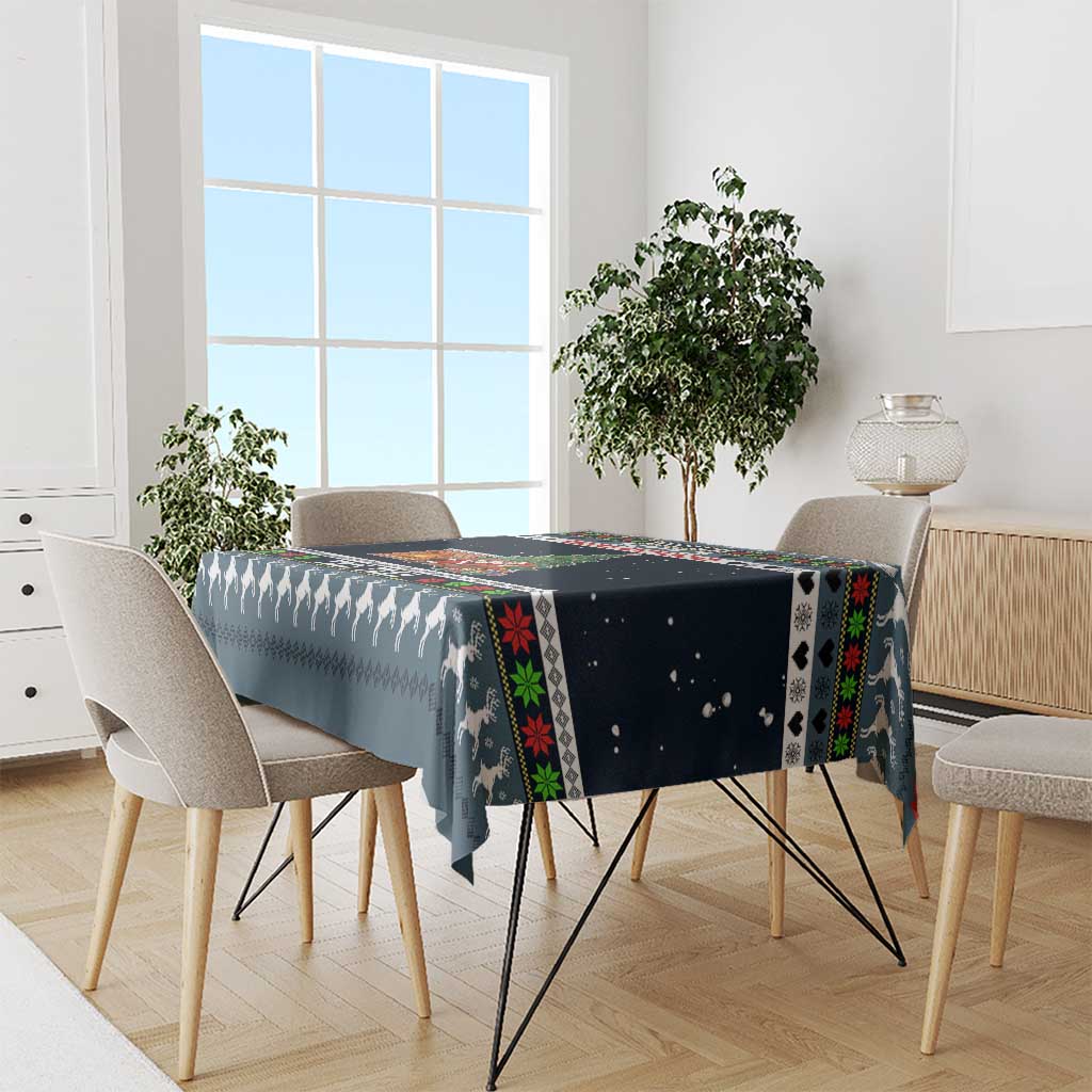 Sorry Kids Santa Is Social Distancing This Year Christmas Tablecloth Xmas Holiday Patterns - Wonder Print Shop