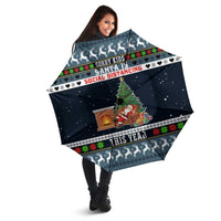 Sorry Kids Santa Is Social Distancing This Year Christmas Umbrella Xmas Holiday Patterns - Wonder Print Shop