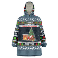 Sorry Kids Santa Is Social Distancing This Year Christmas Wearable Blanket Hoodie Xmas Holiday Patterns - Wonder Print Shop