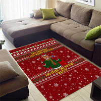 Spend Time With My Mastiff Christmas Area Rug Xmas Holiday Patterns - Wonder Print Shop