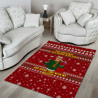 Spend Time With My Mastiff Christmas Area Rug Xmas Holiday Patterns - Wonder Print Shop