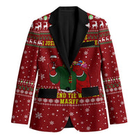 Spend Time With My Mastiff Christmas Blazer Xmas Holiday Patterns - Wonder Print Shop