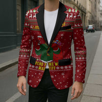 Spend Time With My Mastiff Christmas Blazer Xmas Holiday Patterns - Wonder Print Shop