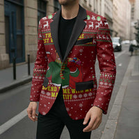 Spend Time With My Mastiff Christmas Blazer Xmas Holiday Patterns - Wonder Print Shop