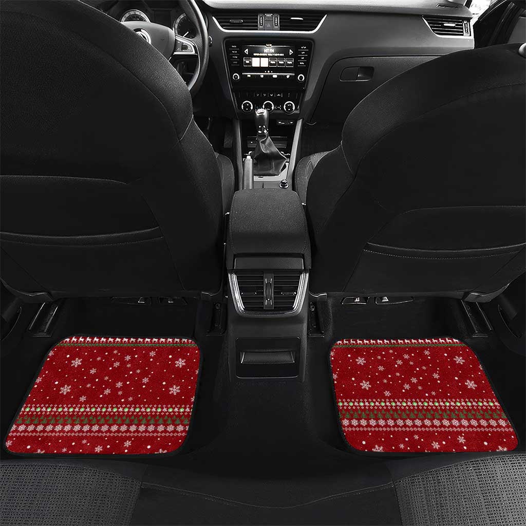 Spend Time With My Mastiff Christmas Car Mats Xmas Holiday Patterns - Wonder Print Shop