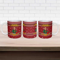 Spend Time With My Mastiff Christmas Ceramic Mug Xmas Holiday Patterns - Wonder Print Shop