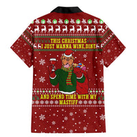 Spend Time With My Mastiff Christmas Family Matching Mermaid Dress and Hawaiian Shirt Xmas Holiday Patterns - Wonder Print Shop