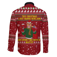 Spend Time With My Mastiff Christmas Family Matching Short Sleeve Bodycon Dress and Hawaiian Shirt Xmas Holiday Patterns - Wonder Print Shop