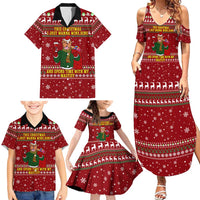 Spend Time With My Mastiff Christmas Family Matching Summer Maxi Dress and Hawaiian Shirt Xmas Holiday Patterns - Wonder Print Shop