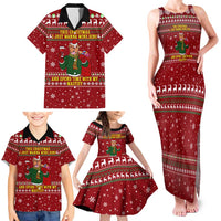 Spend Time With My Mastiff Christmas Family Matching Tank Maxi Dress and Hawaiian Shirt Xmas Holiday Patterns - Wonder Print Shop