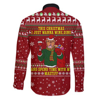 Spend Time With My Mastiff Christmas Family Matching Tank Maxi Dress and Hawaiian Shirt Xmas Holiday Patterns - Wonder Print Shop