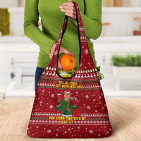 Spend Time With My Mastiff Christmas Grocery Bag Xmas Holiday Patterns - Wonder Print Shop