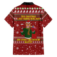 Spend Time With My Mastiff Christmas Hawaiian Shirt Xmas Holiday Patterns - Wonder Print Shop