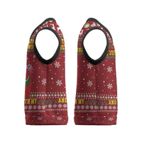 Spend Time With My Mastiff Christmas Knitted V-Neck Vest Xmas Holiday Patterns - Wonder Print Shop