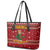 Spend Time With My Mastiff Christmas Leather Tote Bag Xmas Holiday Patterns - Wonder Print Shop