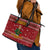 Spend Time With My Mastiff Christmas Leather Tote Bag Xmas Holiday Patterns - Wonder Print Shop
