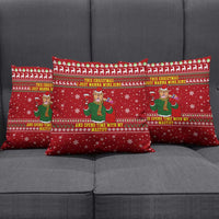 Spend Time With My Mastiff Christmas Pillow Cover Xmas Holiday Patterns - Wonder Print Shop