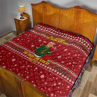 Spend Time With My Mastiff Christmas Quilt Xmas Holiday Patterns - Wonder Print Shop