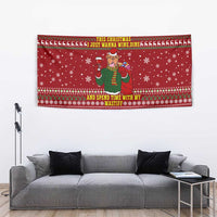 Spend Time With My Mastiff Christmas Tapestry Xmas Holiday Patterns - Wonder Print Shop