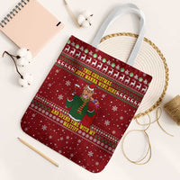 Spend Time With My Mastiff Christmas Tote Bag Xmas Holiday Patterns - Wonder Print Shop