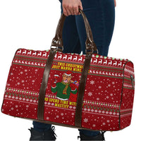 Spend Time With My Mastiff Christmas Travel Bag Xmas Holiday Patterns - Wonder Print Shop