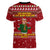 Spend Time With My Mastiff Christmas Women V-Neck T-Shirt Xmas Holiday Patterns - Wonder Print Shop