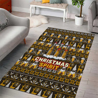 Spirit Beer Christmas Area Rug Xmas Holiday Patterns - Wonder Print Shop