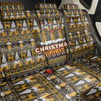 Spirit Beer Christmas Back Car Seat Cover Xmas Holiday Patterns - Wonder Print Shop