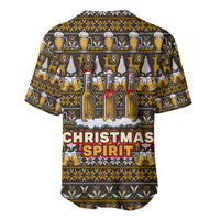 Spirit Beer Christmas Baseball Jersey Xmas Holiday Patterns - Wonder Print Shop
