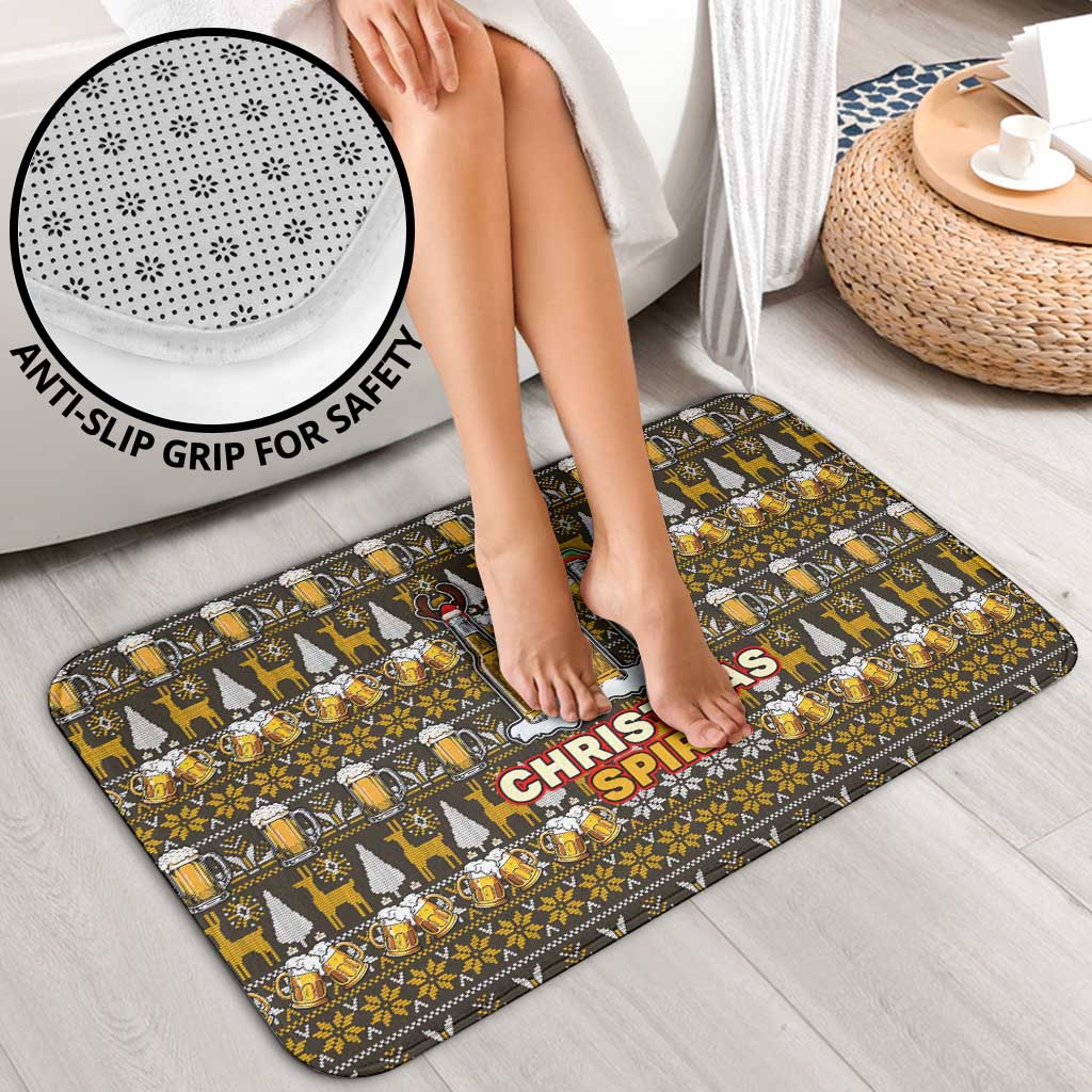 Spirit Beer Christmas Bathroom Set Xmas Holiday Patterns - Wonder Print Shop