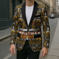 Spirit Beer Christmas Blazer Xmas Holiday Patterns - Wonder Print Shop