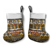 Spirit Beer Christmas Stocking Xmas Holiday Patterns - Wonder Print Shop