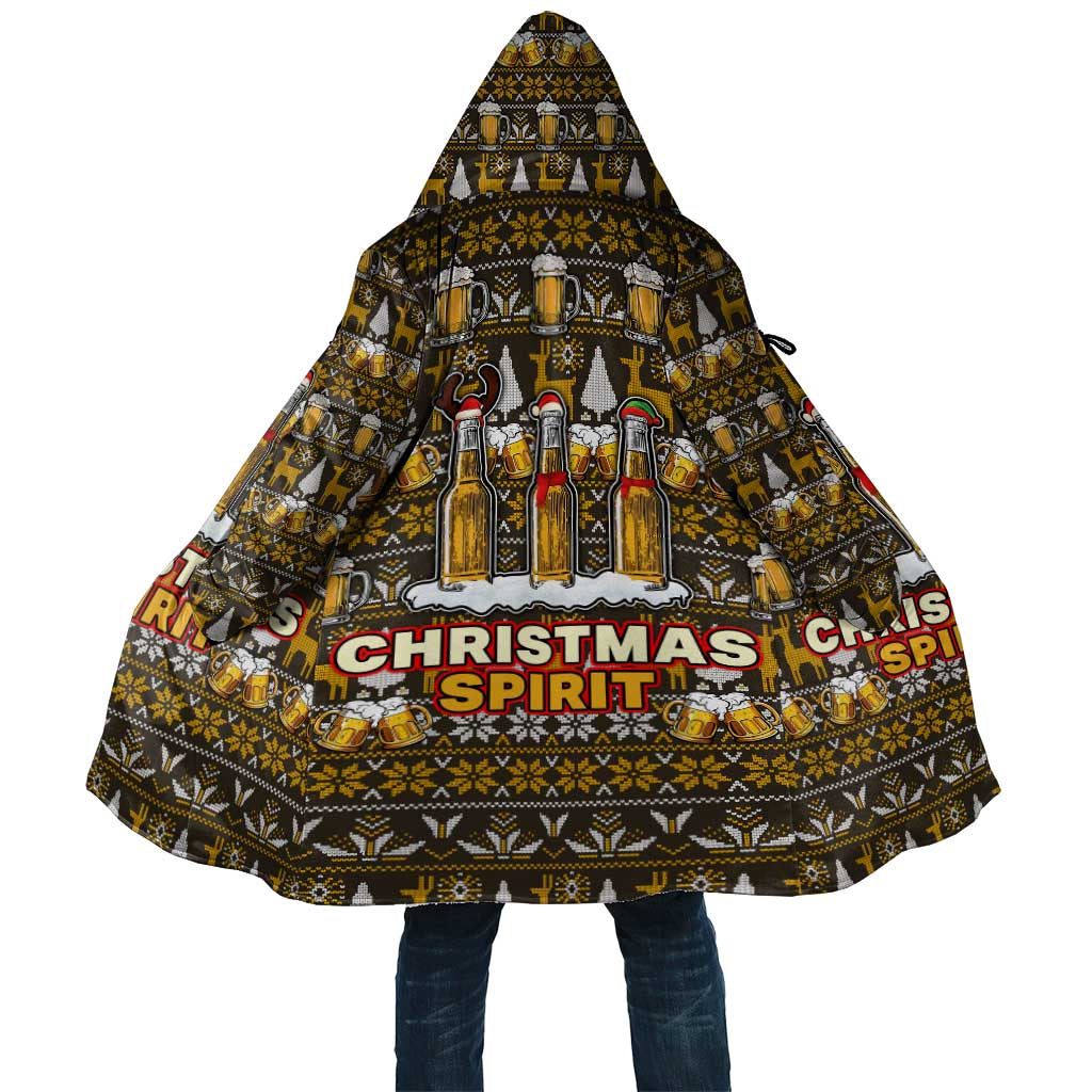 Spirit Beer Christmas Cloak Xmas Holiday Patterns - Wonder Print Shop