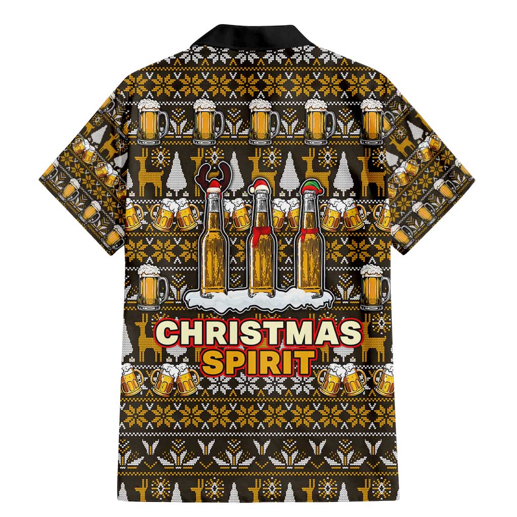 Spirit Beer Christmas Family Matching Mermaid Dress and Hawaiian Shirt Xmas Holiday Patterns - Wonder Print Shop