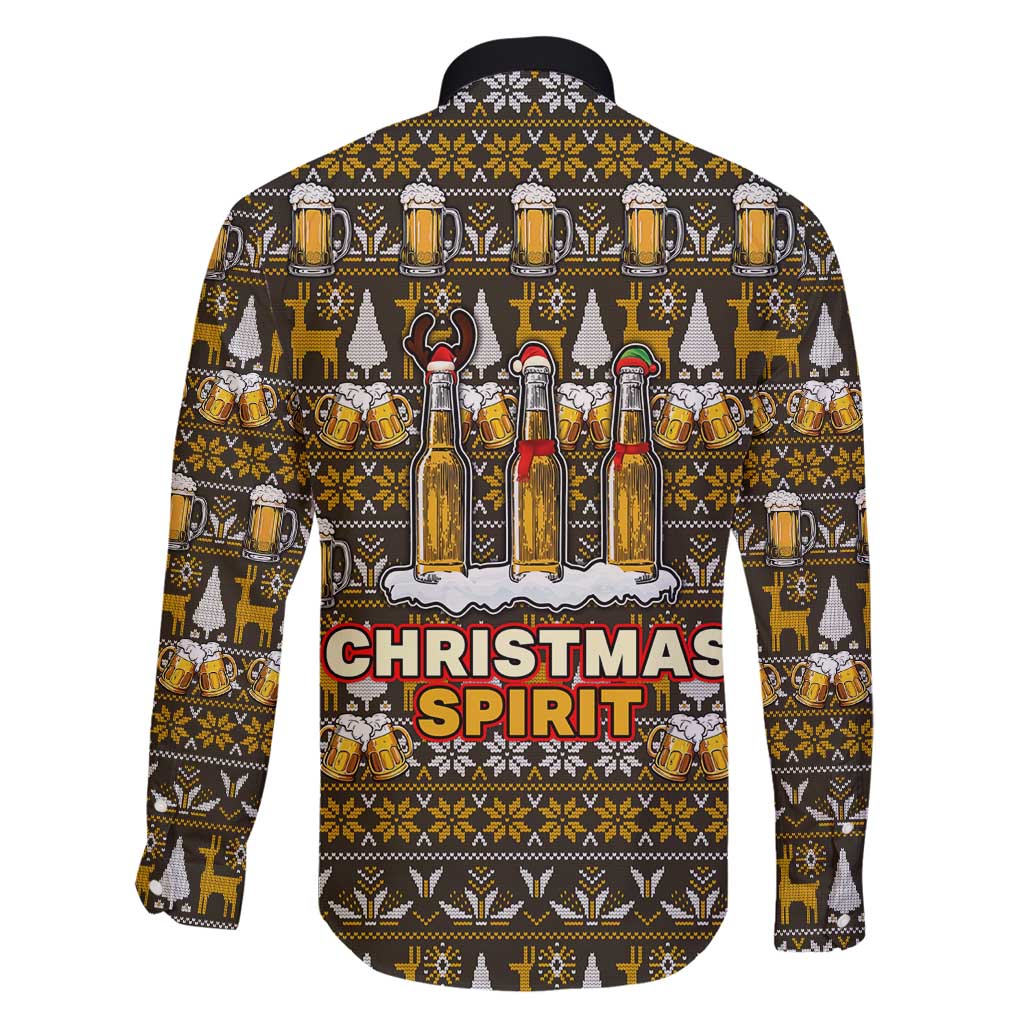 Spirit Beer Christmas Family Matching Puletasi and Hawaiian Shirt Xmas Holiday Patterns - Wonder Print Shop