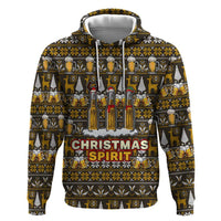 Spirit Beer Christmas Hoodie Xmas Holiday Patterns - Wonder Print Shop