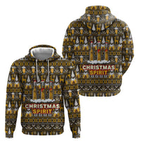 Spirit Beer Christmas Hoodie Xmas Holiday Patterns - Wonder Print Shop