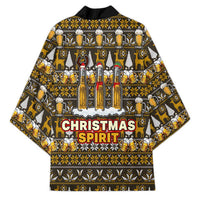 Spirit Beer Christmas Kimono Xmas Holiday Patterns - Wonder Print Shop
